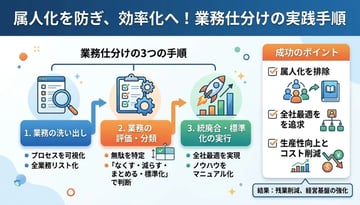 業務仕分けの正しいやり方！無駄をなくして残業を減らす具体的手順